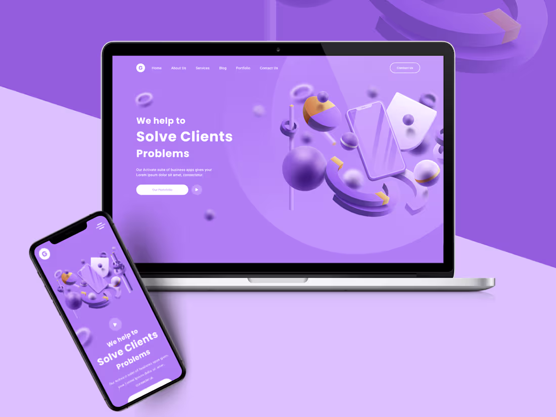 Cover image for Solve Client's Problems | Landing page