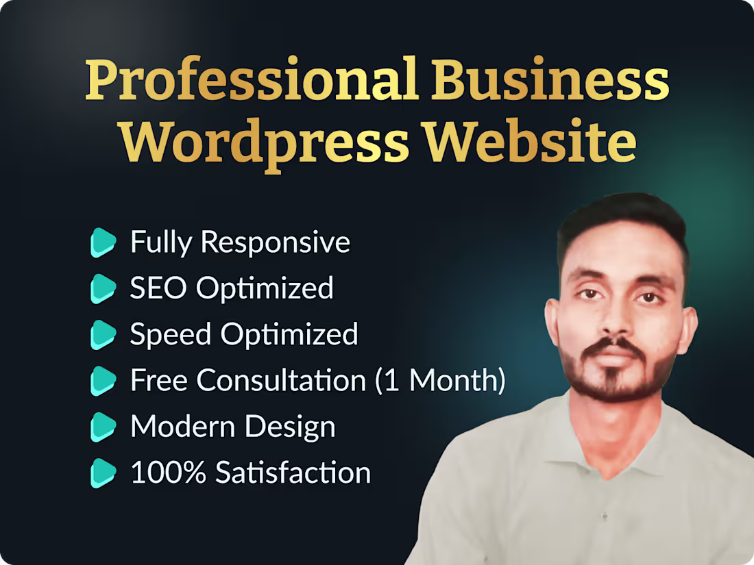 Cover image for Customized WordPress Website for your Business needs