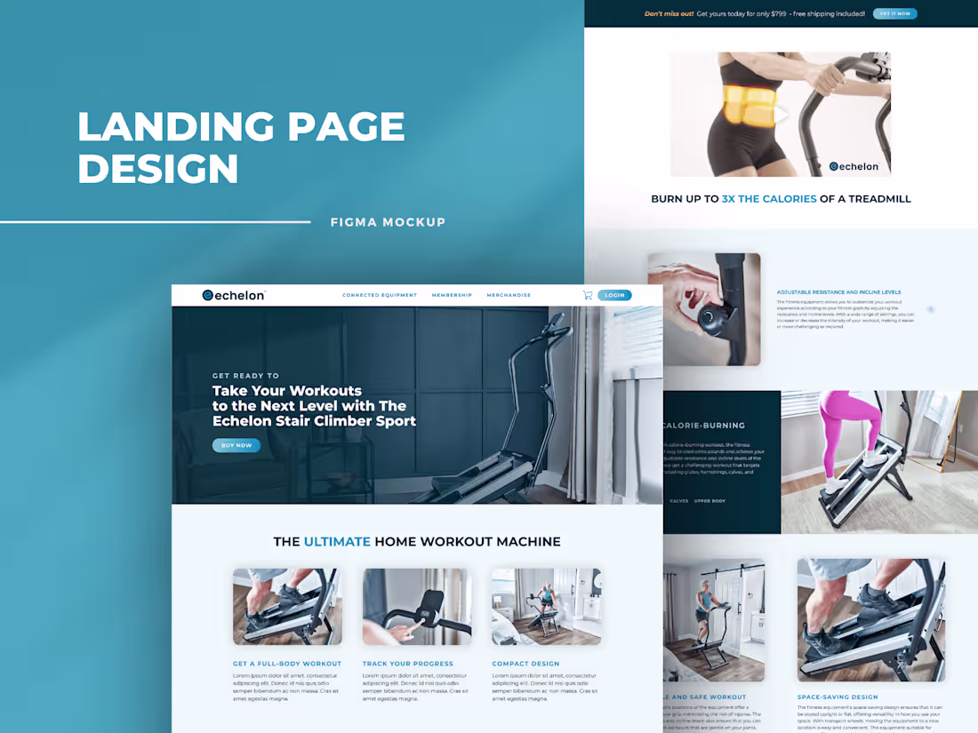 Cover image for Landing Page Design - Echelon