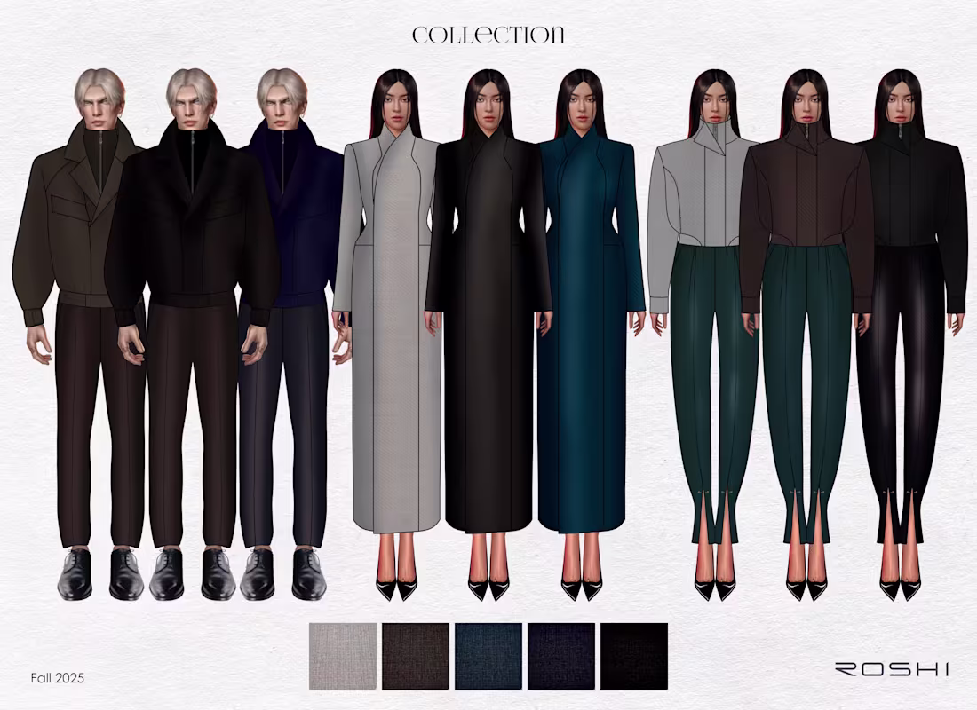 Cover image for Development of clothing designs for