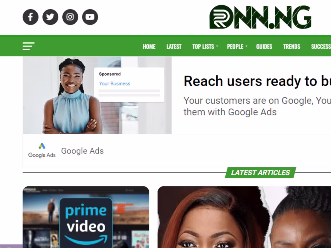 Cover image for RNN.NG » The #1 Infotainment Blog on the Web