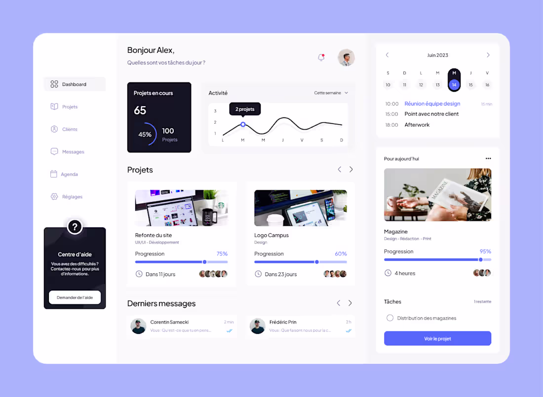 Cover image for Project management dashboard