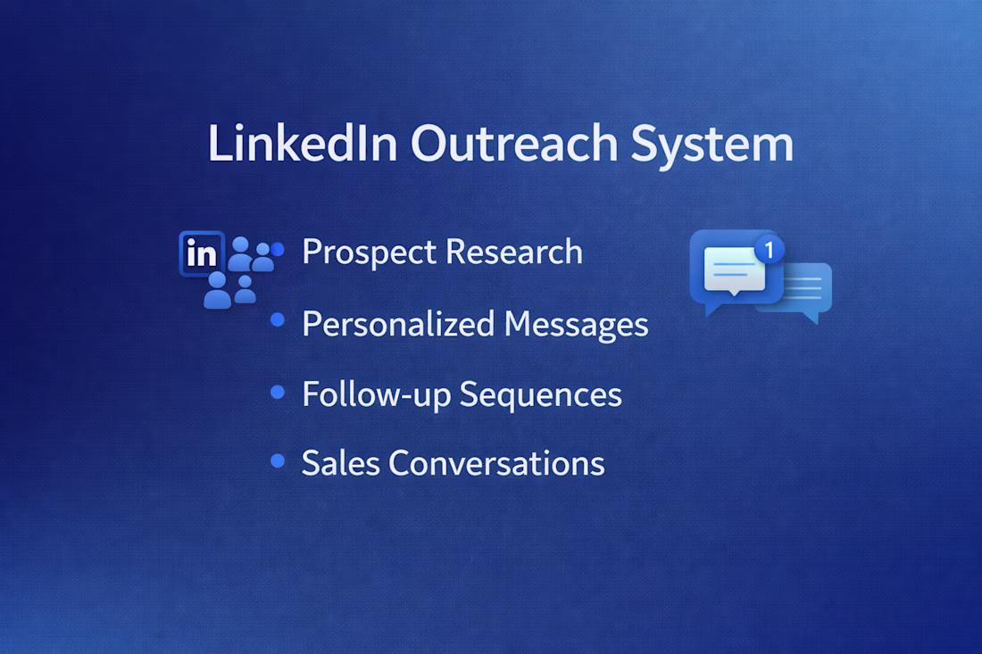 Cover image for LinkedIn Outreach System for B2B Client Acquisition
