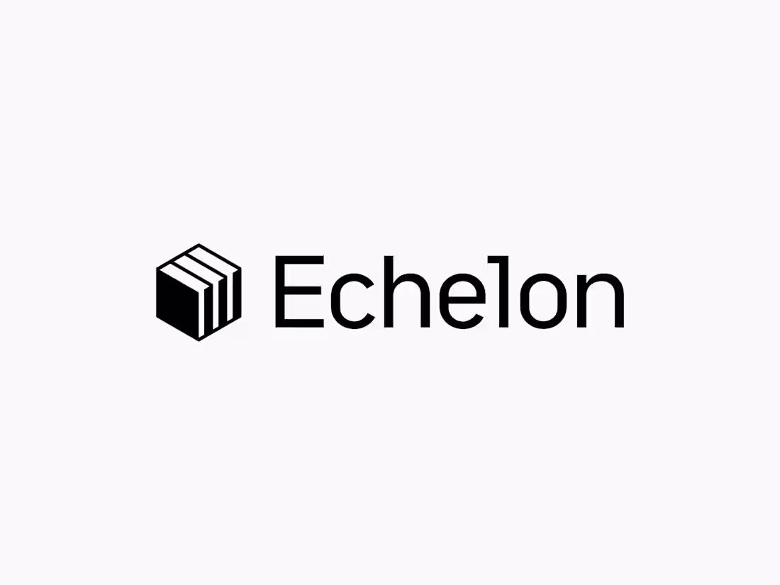 Cover image for Echelon. Unused logo concept. Available