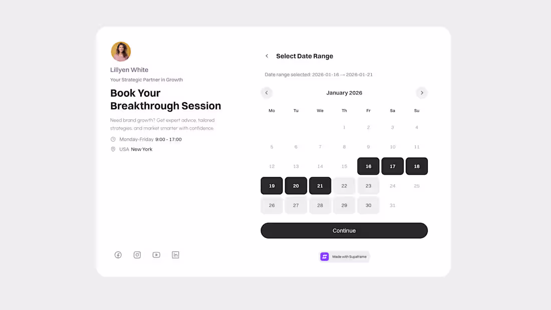 Cover image for Booking & Scheduling Website — Design & Setup