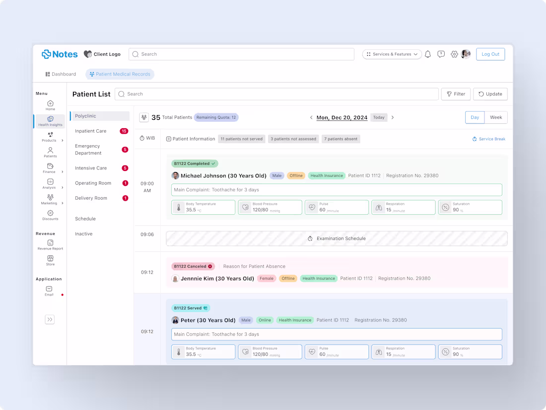 Cover image for Notes Webapp - ERP for Healthcare