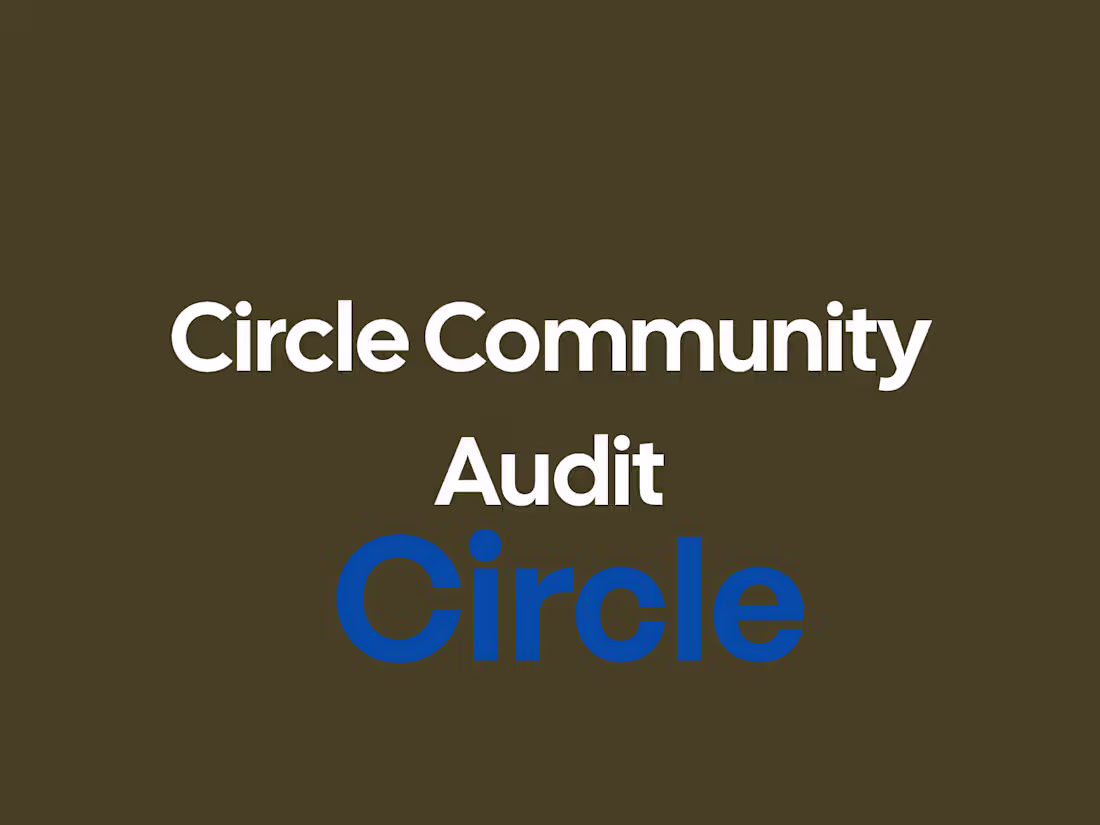 Cover image for Circle community audit