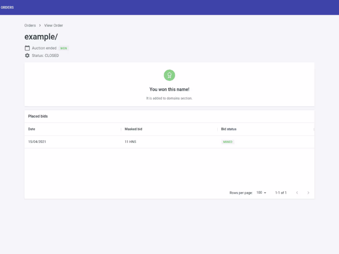 Cover image for Handshake Bidding App