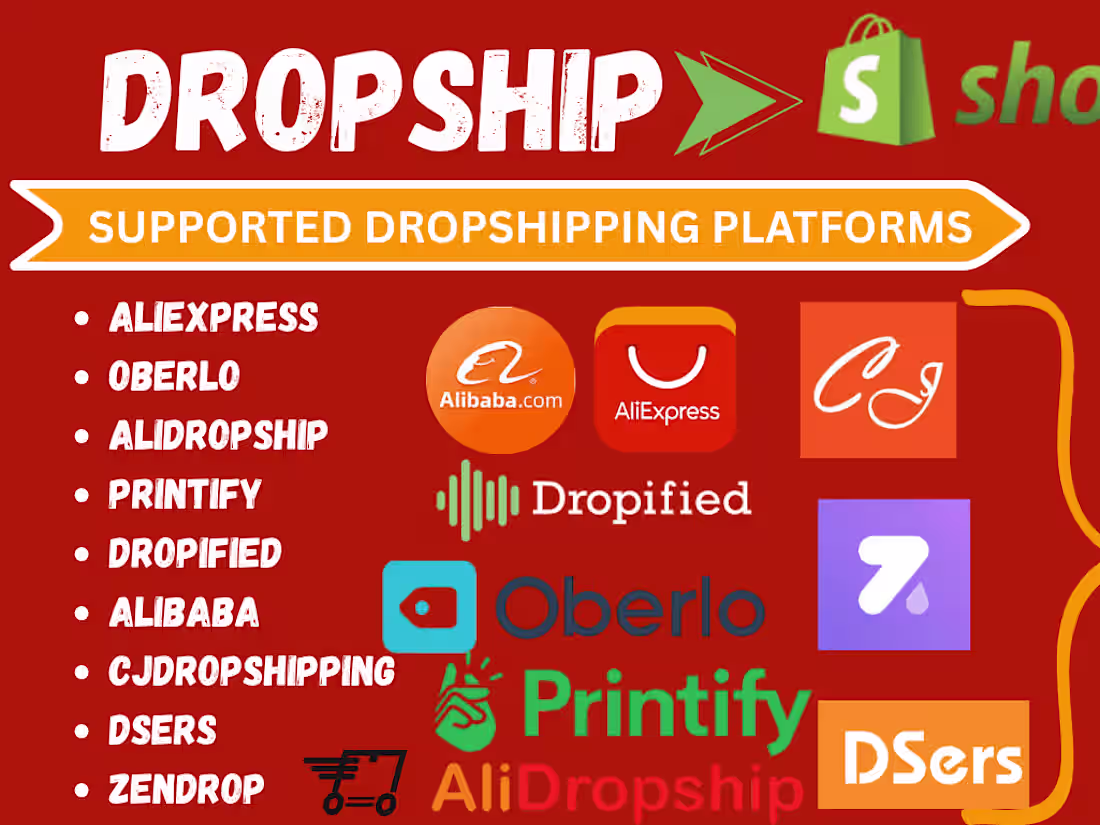 Cover image for build new profitable ecommerce dropshipping store via shopify