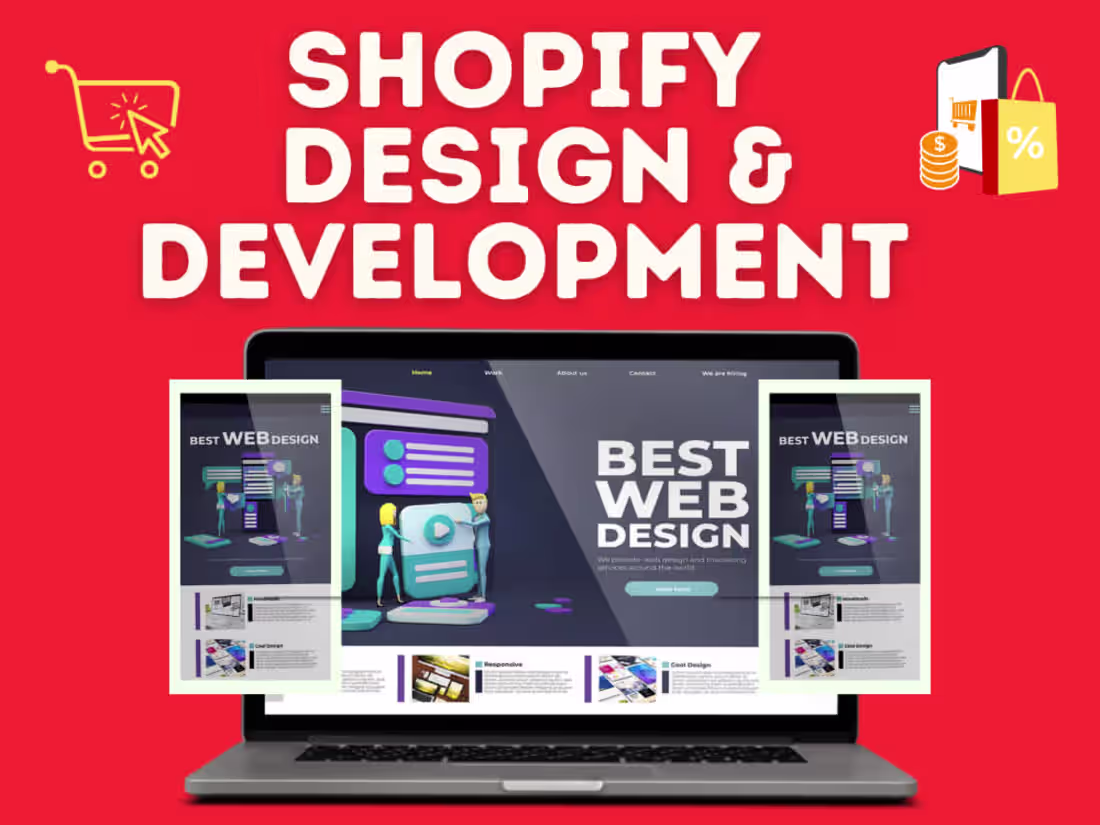 Cover image for Shopify Store Shopify Website Shopify Dropshipping Web Design