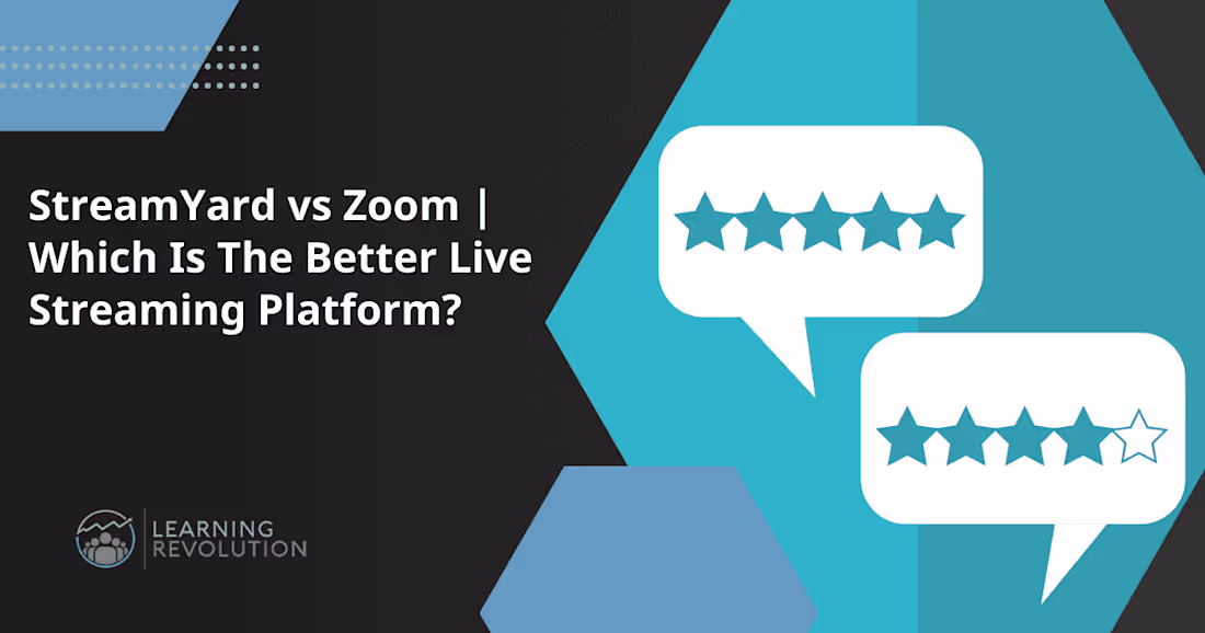 Cover image for StreamYard vs Zoom | Which Is The Better Live Streaming Platform