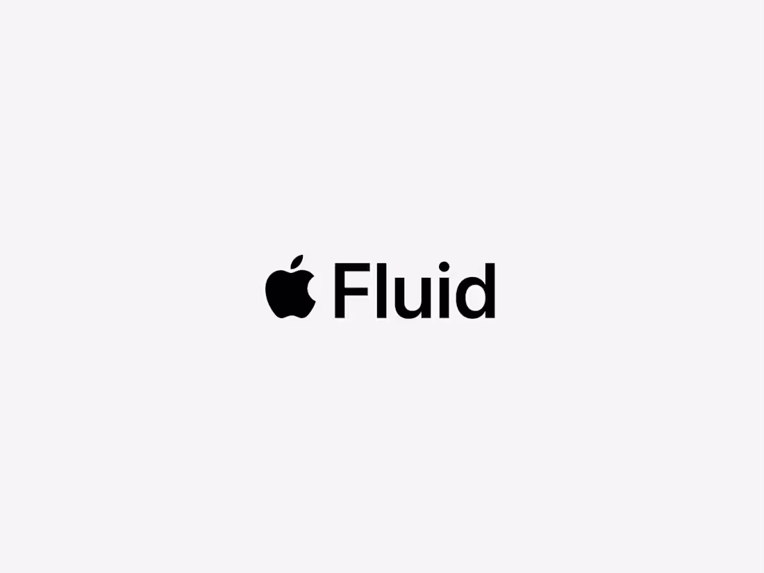 Cover image for My final portfolio project, Apple Fluid. A UI/UX study into ...