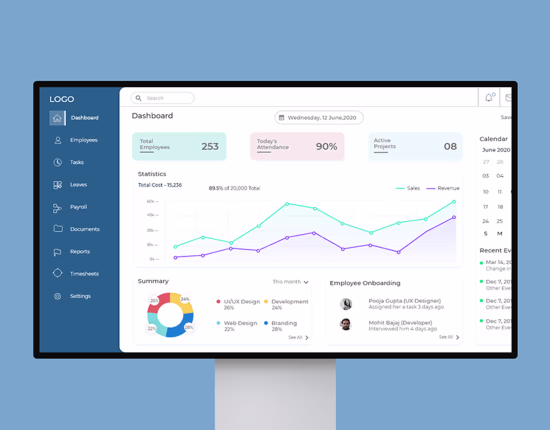 Cover image for Employee Management Dashboard
