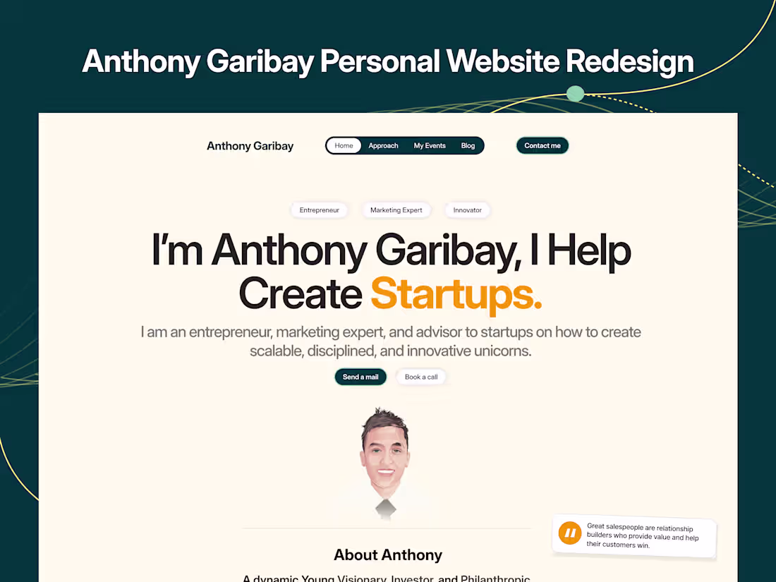 Cover image for Anthony J. Garibay Personal Website in Framer