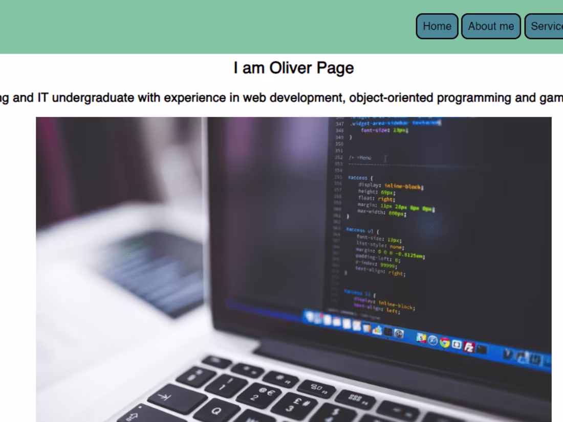 Cover image for Portfolio website