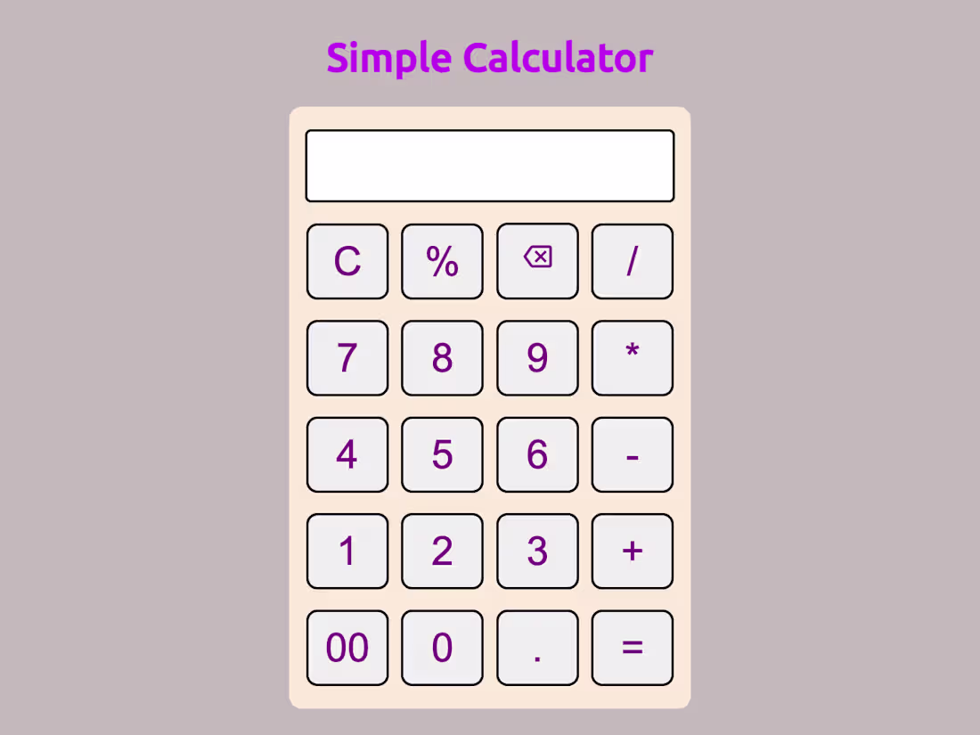 Cover image for Simple Calculator