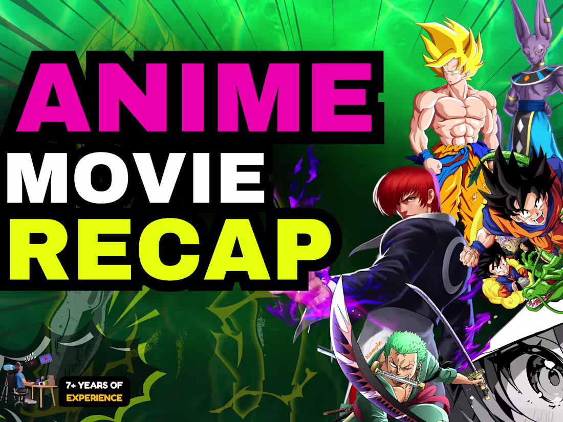 Cover image for I will edit top notch engaging anime recap video for youtube