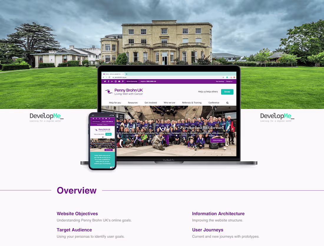 Cover image for Penny Brohn - UX case study