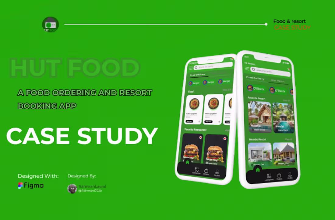 Cover image for A food ordering and mini resort booking app case study :: Behan…