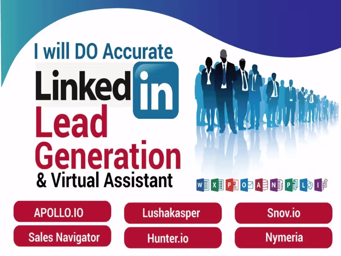 Cover image for You will get urgent linkedin lead generation 