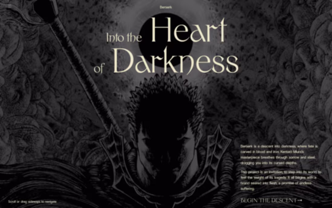Cover image for Berserk — Into the Heart of Darkness Digital Booklet