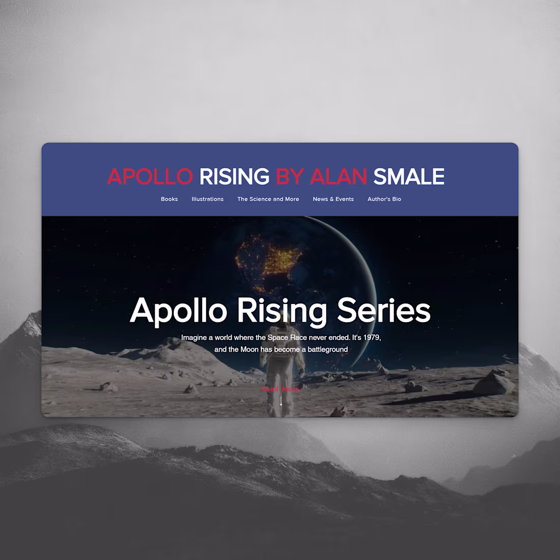 Cover image for Apollo Series Promotional Website Design