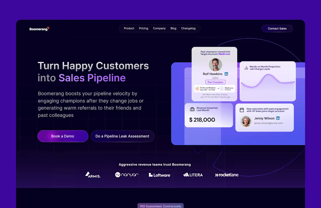 Cover image for Boomerang Website