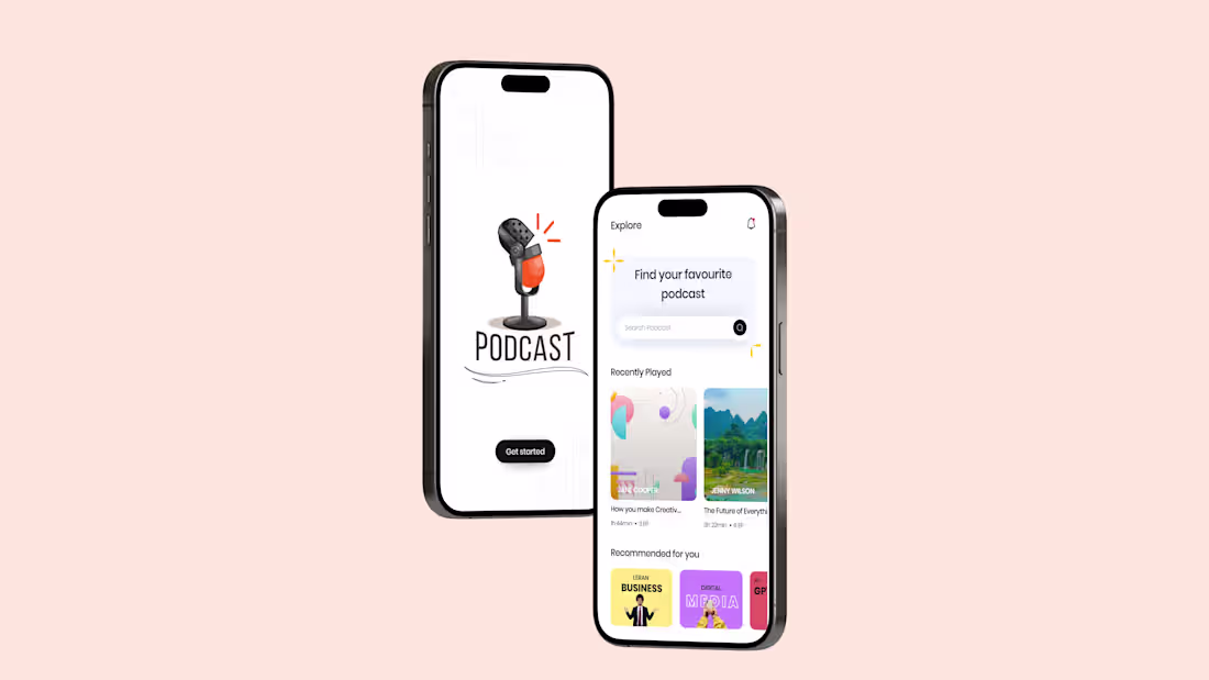 Cover image for Excited to share my latest podcast app design! I recently de...