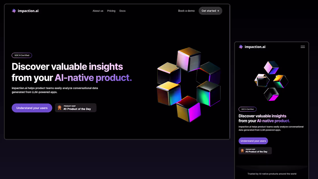 Cover image for Framer Website for impaction.ai