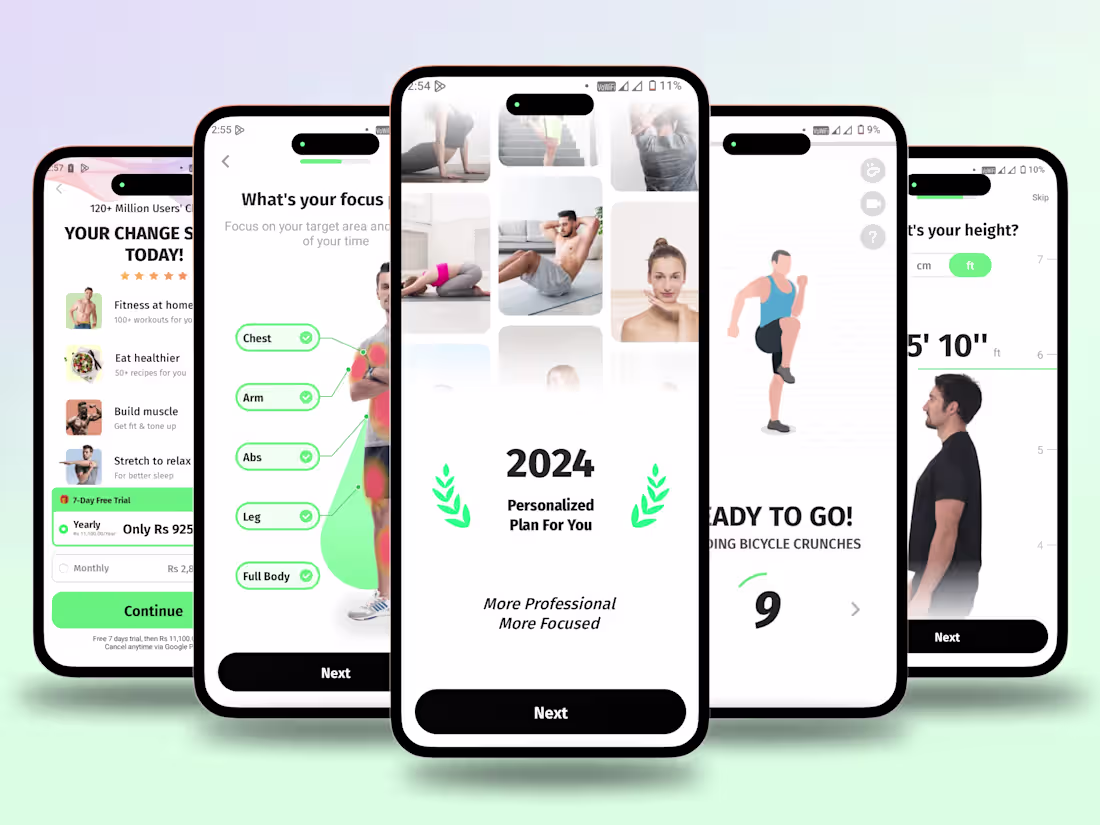 Cover image for Lose Weight - Mobile Fitness App Development