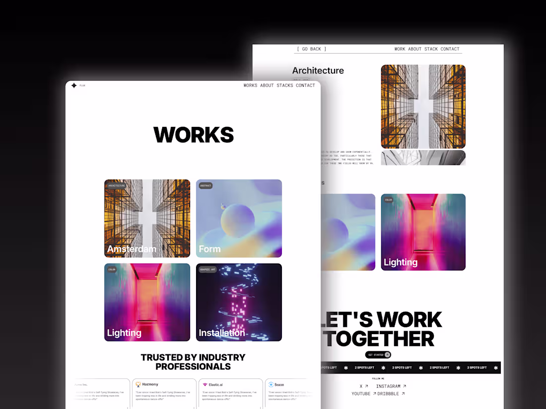 Cover image for Landing Page in Framer