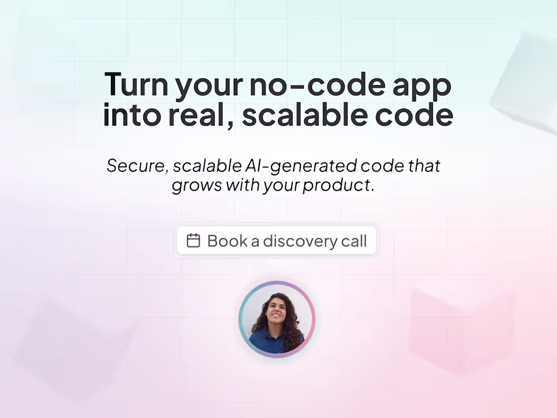 Cover image for Transform your No-Code App into Code with AI