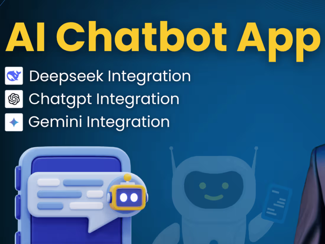 Cover image for Develop a Chatbot Application with ChatGPT, Gemini, DeepSeek AI