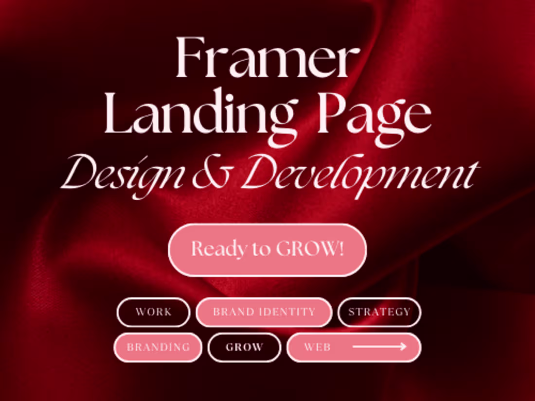 Cover image for Framer Landing Page