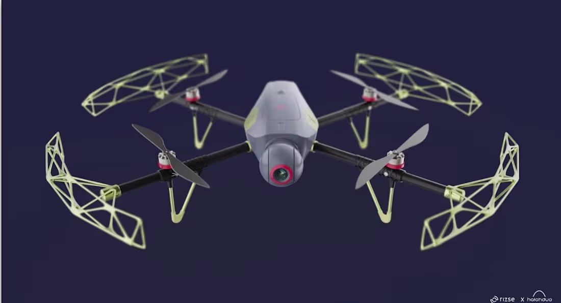 Cover image for Rizse Autonomous AI Drone — Hatch Duo