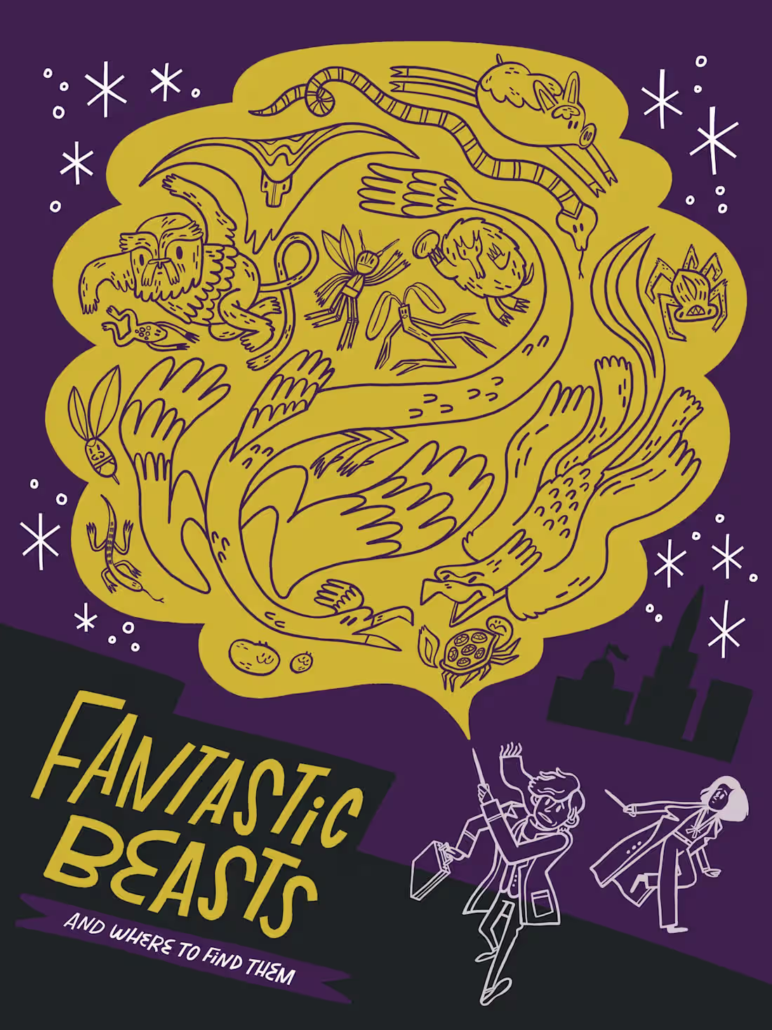 Cover image for Illustrated Posters / Flyers