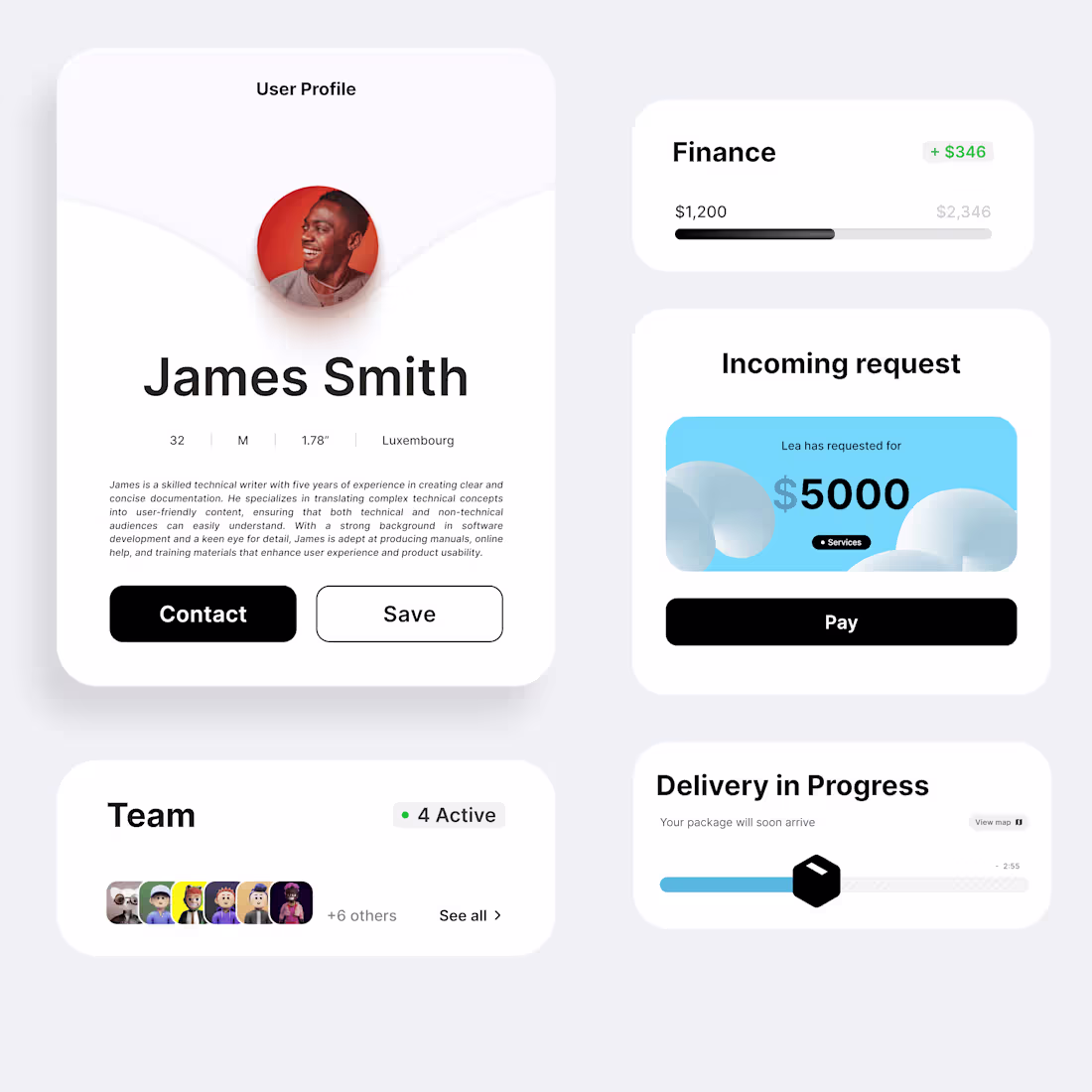 Cover image for More explorations on UI components for Fintech and Saas prod...