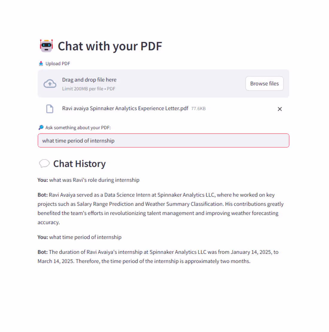 Cover image for Chat With PDF