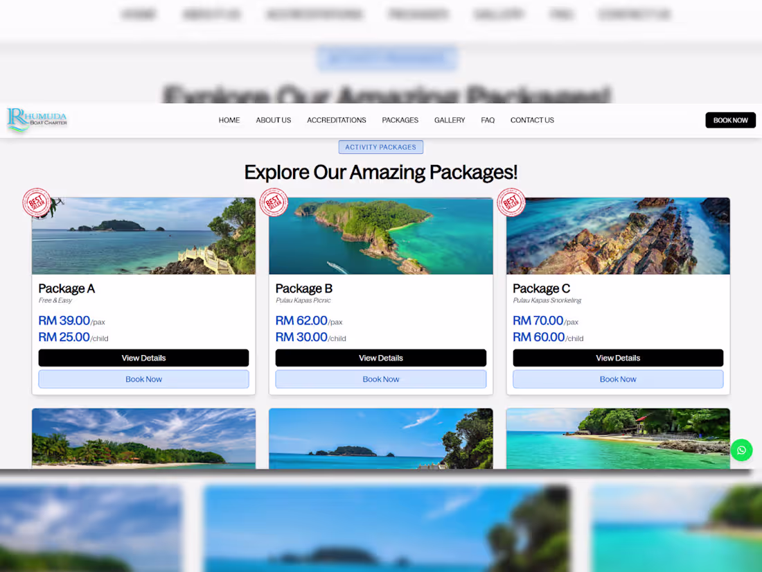 Cover image for Rhumuda Online Boat Charter Platform Development