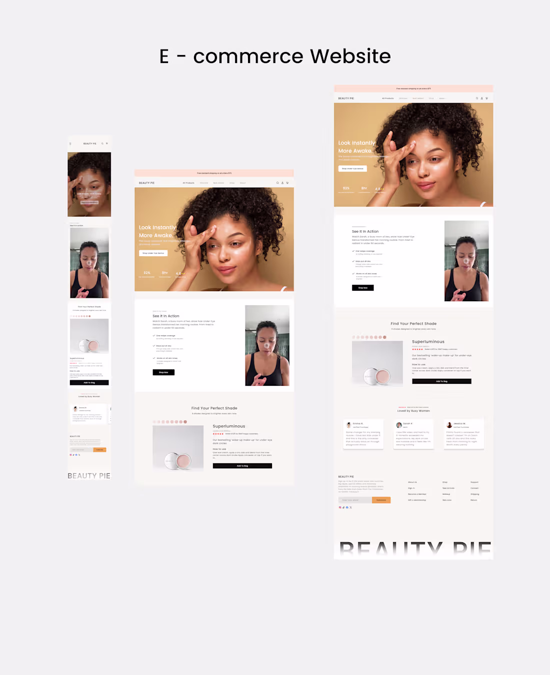 Cover image for E commerce website