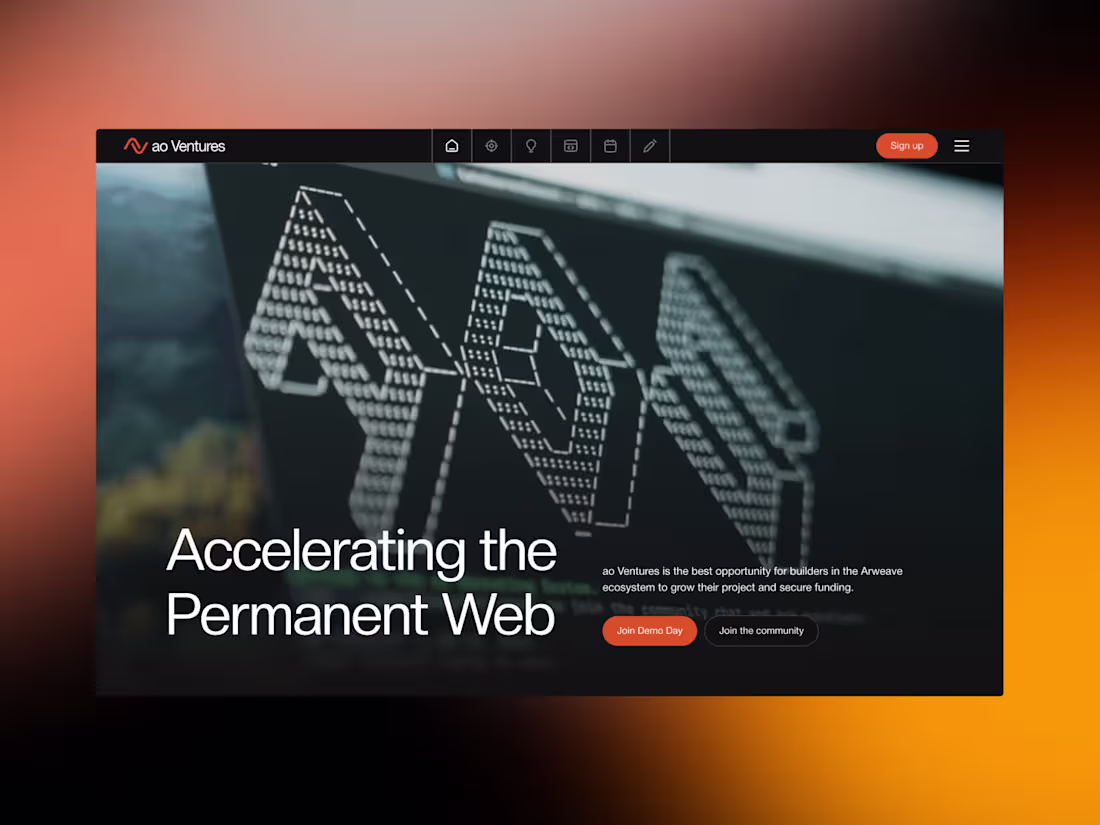 Cover image for ao Ventures | Website Design & Webflow