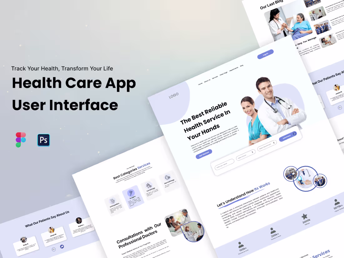 Cover image for User-Centered Healthcare App Interface Boost Patient Engagement