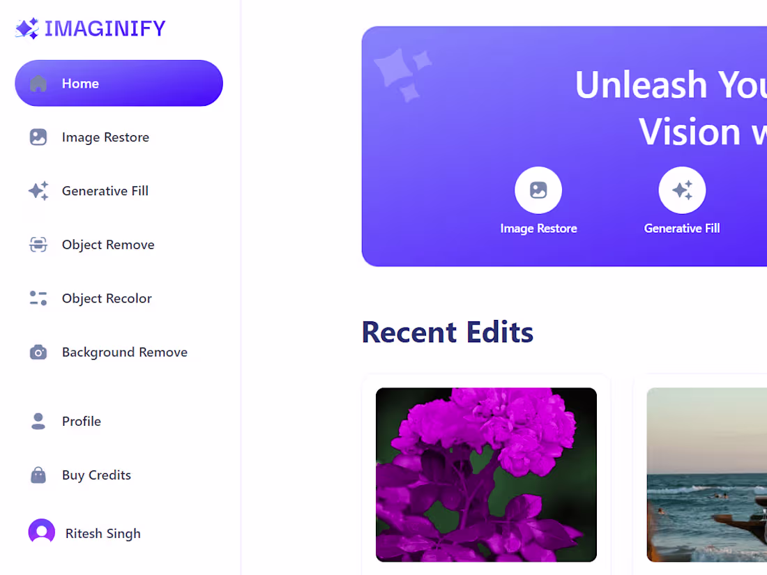 Cover image for AI Saas App - Image Editing