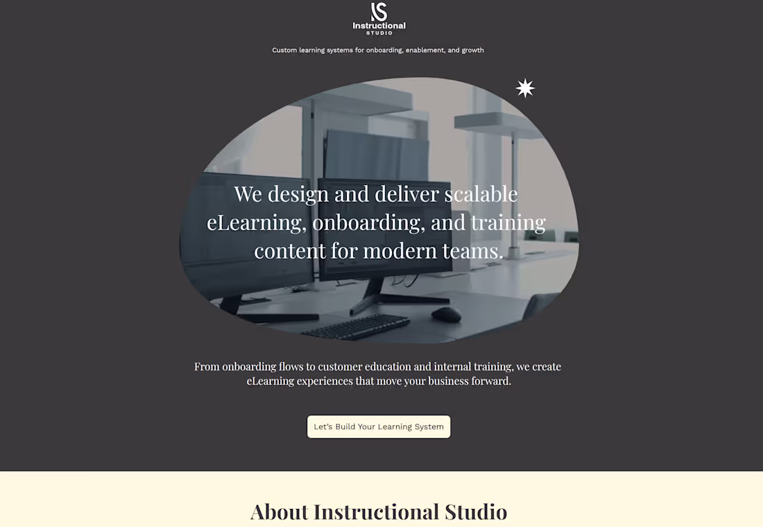 Cover image for Instructional Studio Website