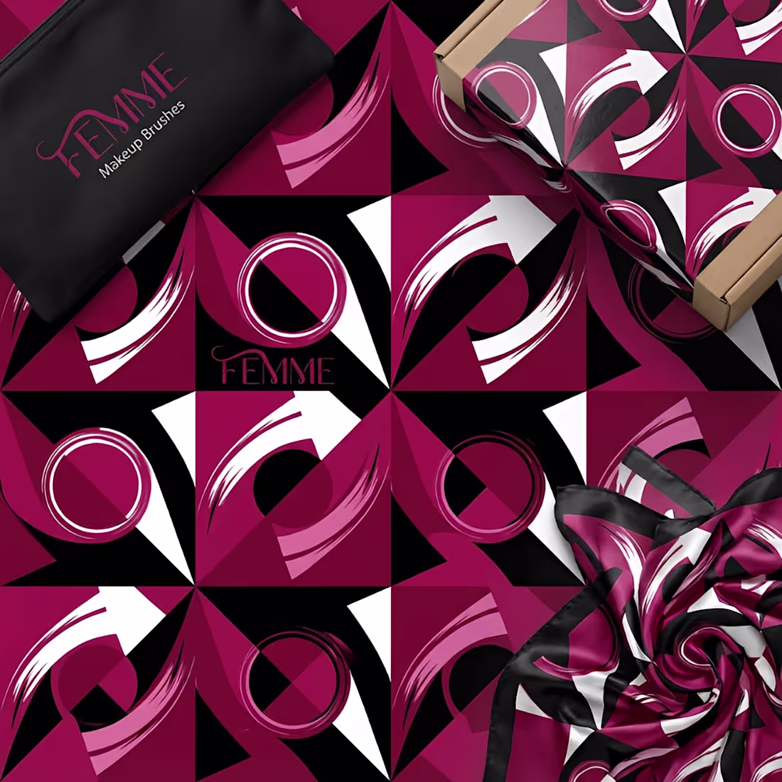 Cover image for I created a Brand IdentityConcept for a Premium Makeup Brush...