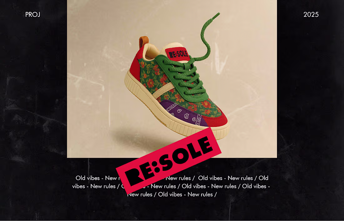 Cover image for Sneakers Upcycle & Customisation concept brand