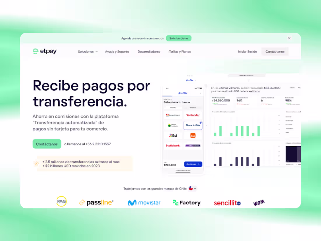 Cover image for Etpay — Website Migration to Framer