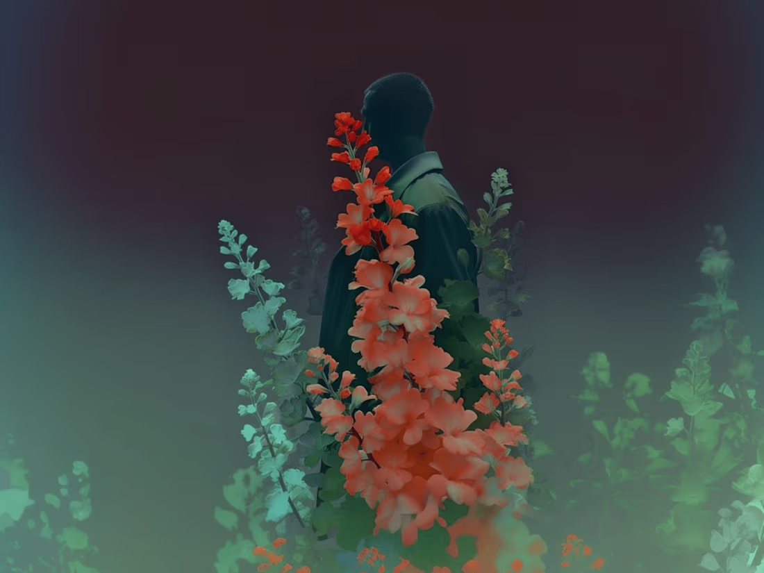 Cover image for a story of an olfactory imprint, under IA influence