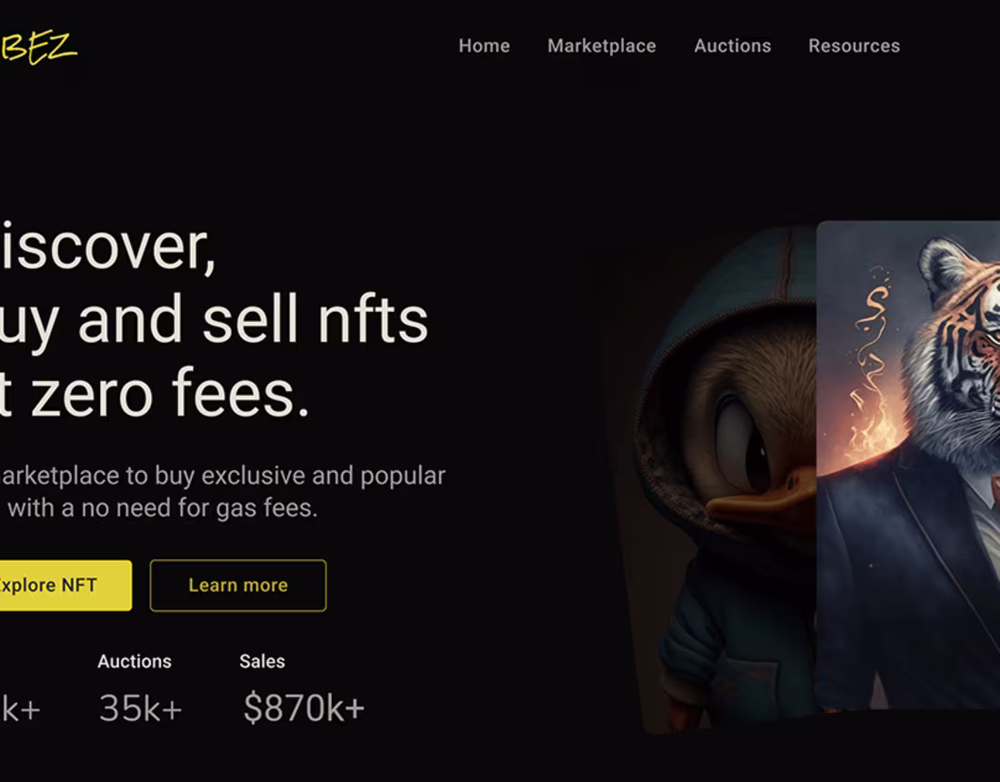 Cover image for Tribez NFT marketplace