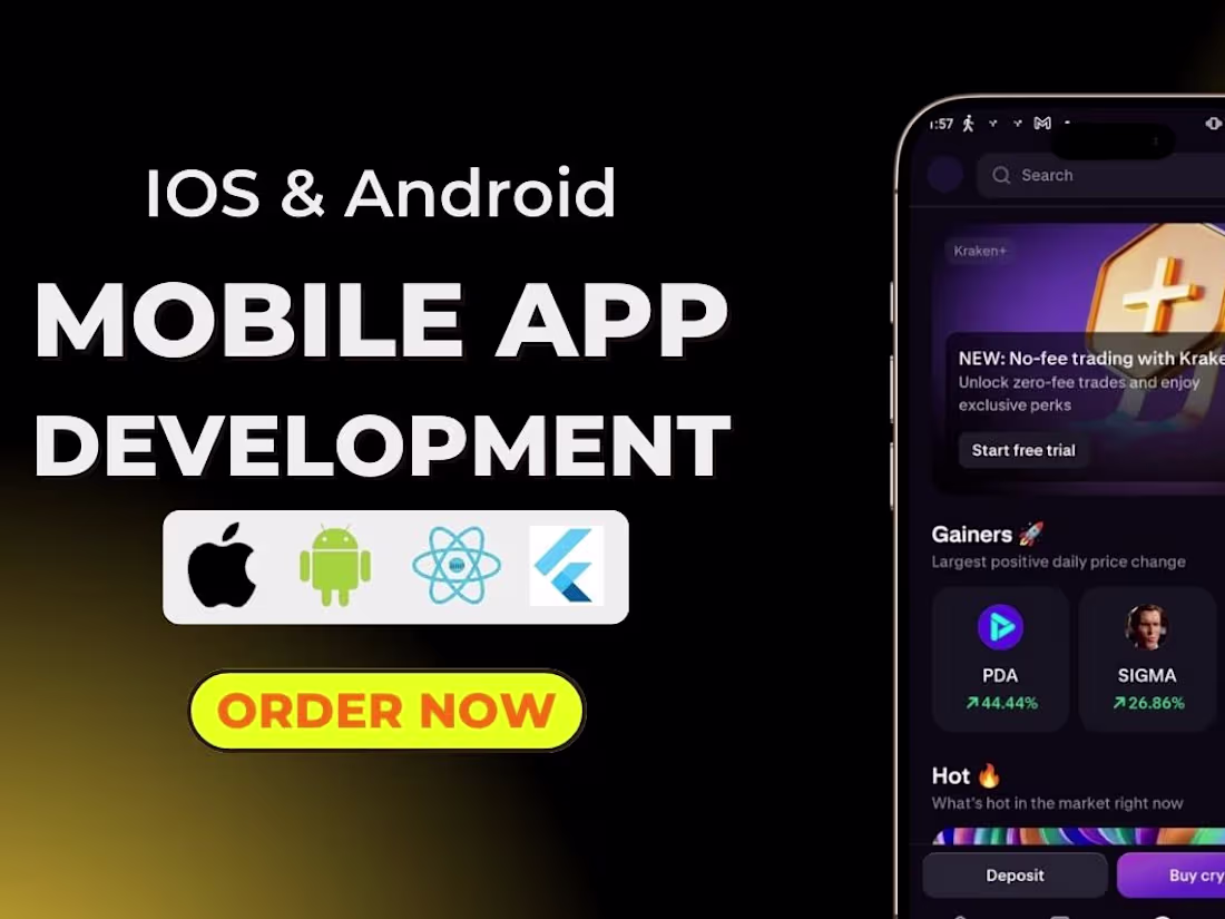 Cover image for I will build and launch your mobile app from idea to store